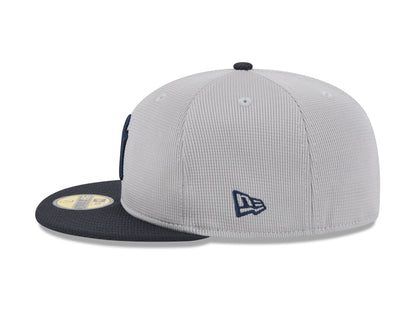 New York Yankees New Era Road Grey 2025 Spring Training 59FIFTY Fitted Hat