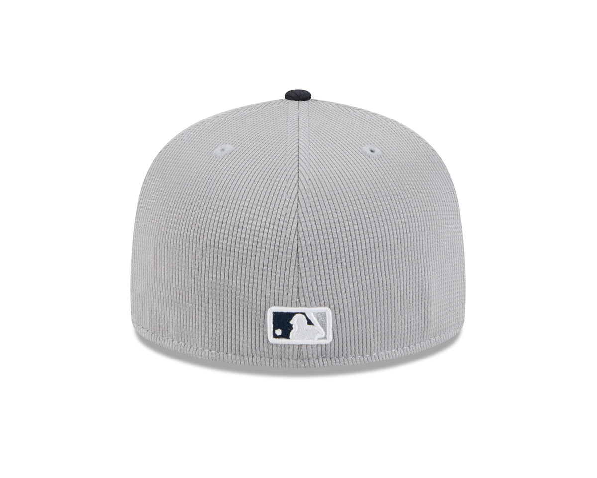 New York Yankees New Era Road Grey 2025 Spring Training 59FIFTY Fitted Hat