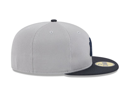 New York Yankees New Era Road Grey 2025 Spring Training 59FIFTY Fitted Hat
