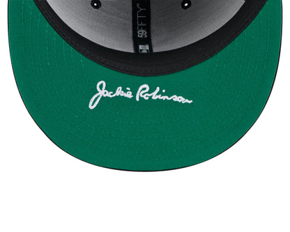 Gorra ajustada 59FIFTY On-Field de la Colección Auténtica de Negro New Era del Día de Jackie Robinson 25 de los Chicago White Sox