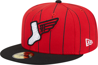Chicago White Sox New Era 2025/26 City Connect 59FIFTY Fitted Hat - Red/Black