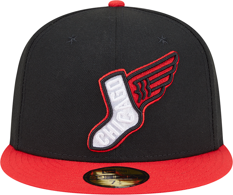Chicago White Sox New Era 2025 City Connect Alternate 59FIFTY Fitted Hat - Black/Red