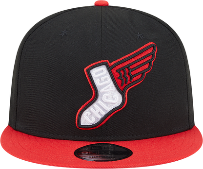 Chicago White Sox New Era 2025 City Connect Alternate 9FIFTY Snapback Hat - Red/Black