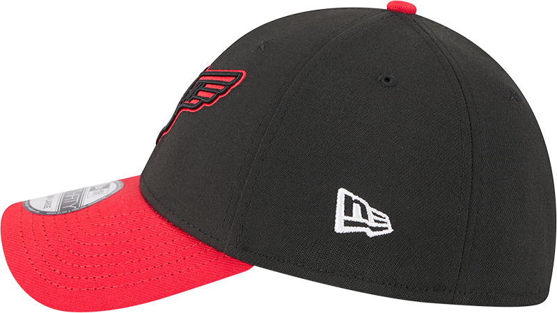 Gorra New Era 39THIRTY Flex Fit alternativa negra/roja City Connect 2025 de los Chicago White Sox