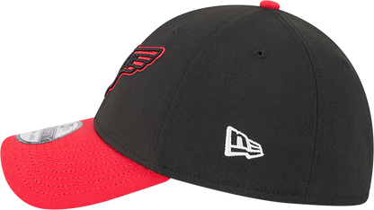 Gorra New Era 39THIRTY Flex Fit alternativa negra/roja City Connect 2025 de los Chicago White Sox