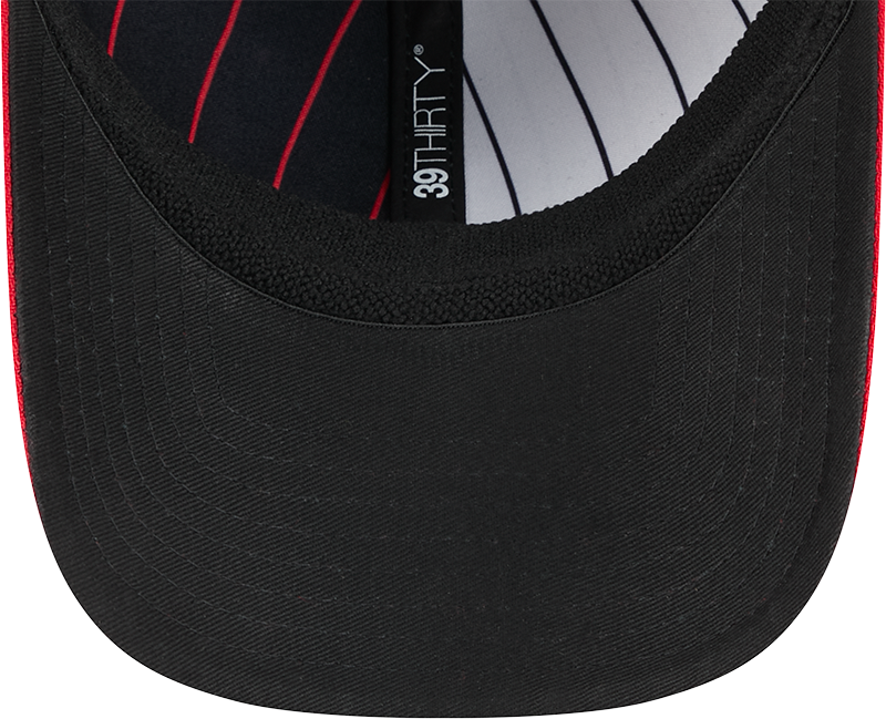 Gorra New Era 39THIRTY Flex Fit alternativa negra/roja City Connect 2025 de los Chicago White Sox