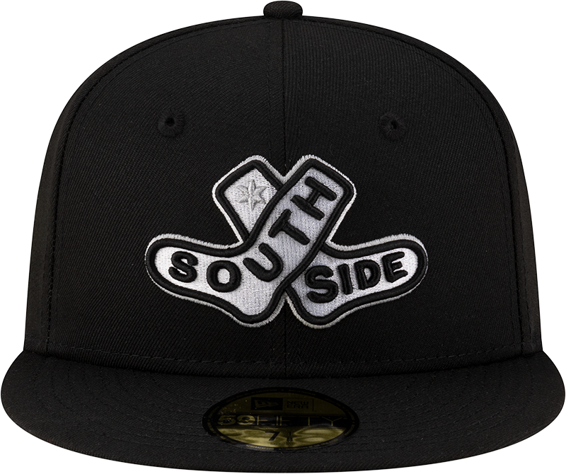 Gorra ajustada 59FIFTY New Era 2025 City Connect de los Chicago White Sox para práctica de bateo en colores del equipo -Negro