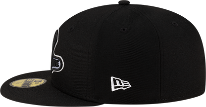 Gorra ajustada 59FIFTY New Era 2025 City Connect de los Chicago White Sox para práctica de bateo en colores del equipo -Negro