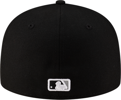 Gorra ajustada 59FIFTY New Era 2025 City Connect de los Chicago White Sox para práctica de bateo en colores del equipo -Negro