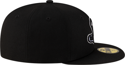 Gorra ajustada 59FIFTY New Era 2025 City Connect de los Chicago White Sox para práctica de bateo en colores del equipo -Negro