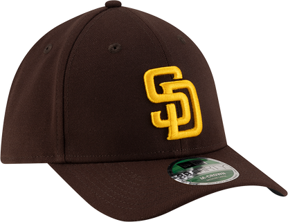 Gorra 39Thirty Flex Fit marrón New Era M-Crown réplica de jugador de los San Diego Padres