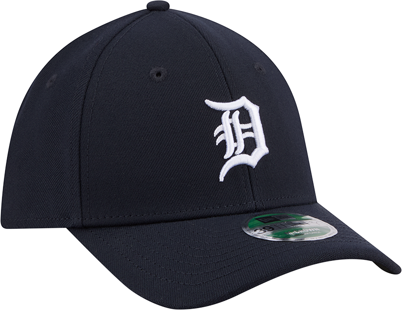 Detroit Tigers New Era M-Crown Player Replica 39Thirty Navy Flex Fit Hat