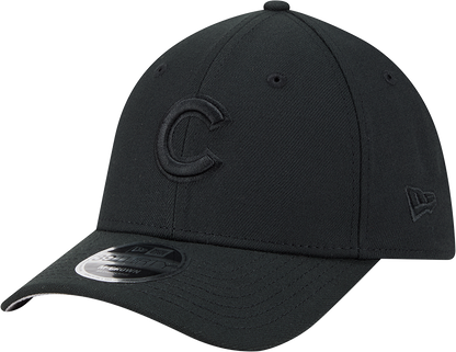 Chicago Cubs New Era M-Crown 39Thirty Black Tonal Flex Fit Hat