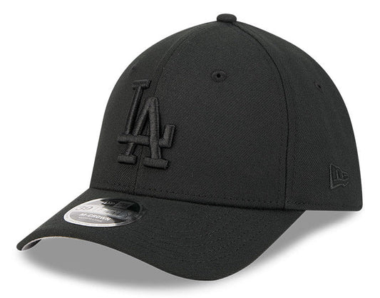 Los Angeles Dodgers M-Crown 39Thirty Tonal Black Flex Fit Hat