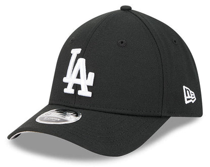 Los Angeles Dodgers M-Crown 39Thirty Black/White Flex Fit Hat