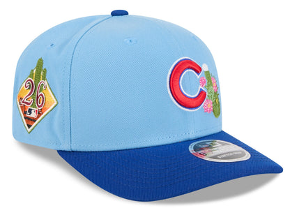 Chicago Cubs New Era 2026 Spring Training 9SEVENTY Stretch Snap Adjustable Hat - Blue