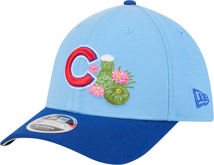 Chicago Cubs New Era 2026 Spring Training M-Crown 39Thirty Player Replica Blue Flex Fit Hat