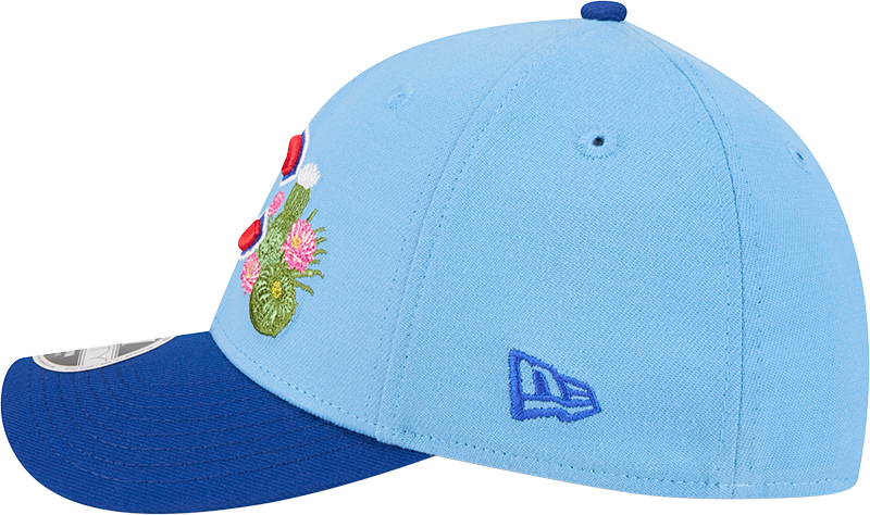 Chicago Cubs New Era 2026 Spring Training M-Crown 39Thirty Player Replica Blue Flex Fit Hat