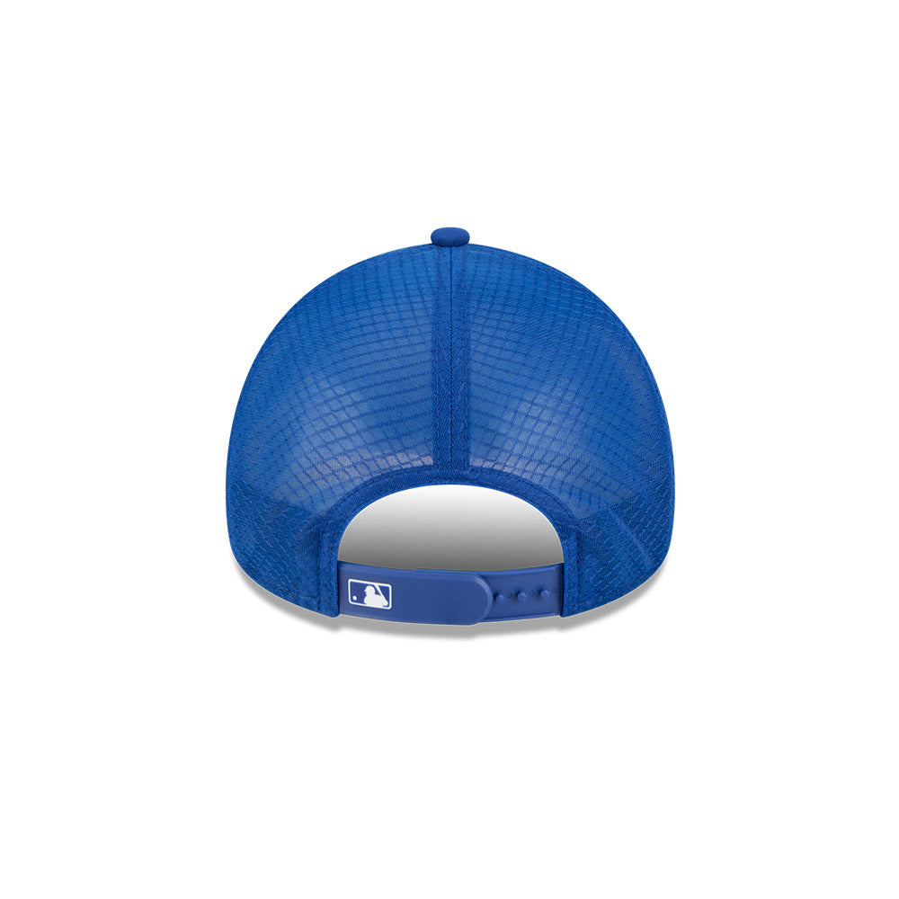Gorra ajustable New Era 2026 de los Chicago Cubs Batting Practice 9Forty APEX con logotipo Bullseye, color azul real