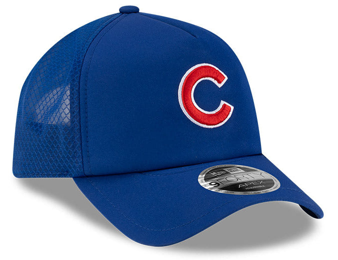 Chicago Cubs New Era 2026 Batting Practice 9Forty APEX "C" Logo Snap Adjustable Hat-Royal