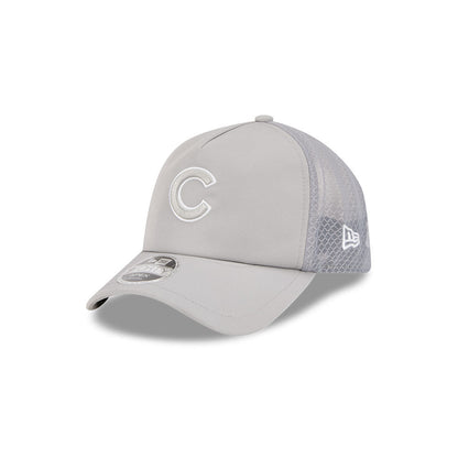 Chicago Cubs New Era 2026 Batting Practice 9Forty APEX "C" Logo Snap Adjustable Hat-Grey