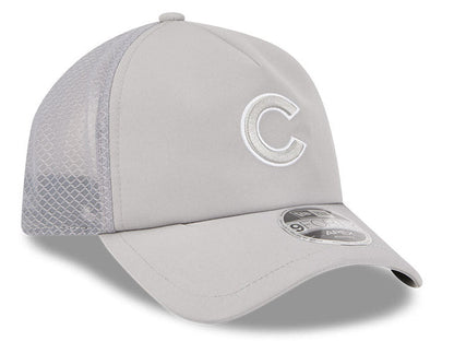 Chicago Cubs New Era 2026 Batting Practice 9Forty APEX "C" Logo Snap Adjustable Hat-Grey