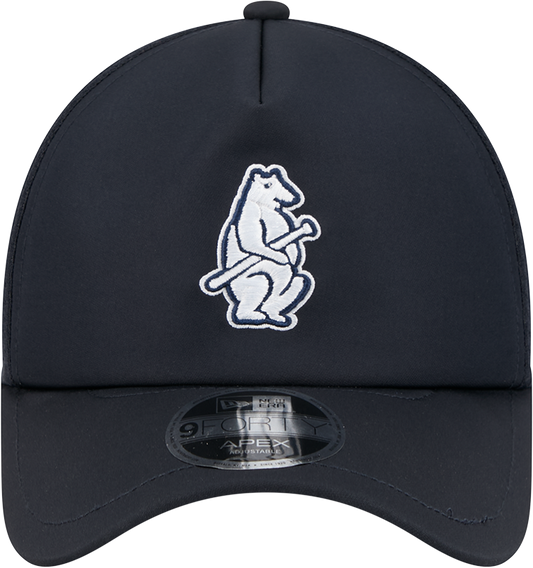 Gorra ajustable New Era 2026 9Forty APEX de práctica de bateo de los Chicago Cubs - Azul marino