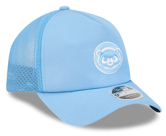 Chicago Cubs New Era 2026 Batting Practice 9Forty APEX "1984 Bear" Logo Snap Adjustable Hat-Sky Blue