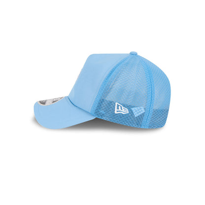 Gorra ajustable New Era 2026 de los Chicago Cubs Batting Practice 9Forty APEX con logotipo «1984 Bear» en azul celeste