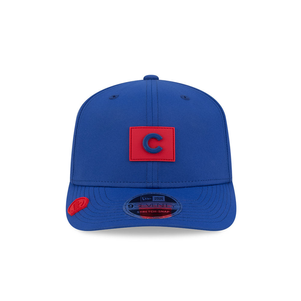 Gorra ajustable Stretch Snap New Era 2026 Clubhouse 9SEVENTY de los Chicago Cubs - Azul real