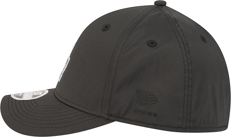 Los Angeles Dodgers New Era M-Crown 39Thirty Metallic Black Performance Flex Fit Hat