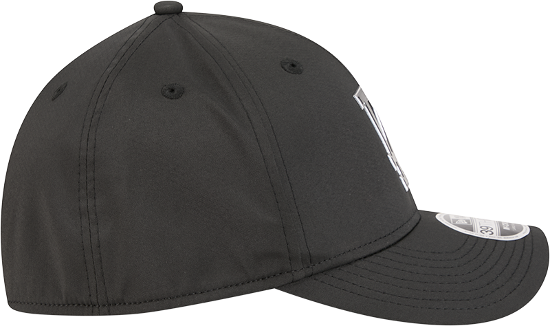 Los Angeles Dodgers New Era M-Crown 39Thirty Metallic Black Performance Flex Fit Hat