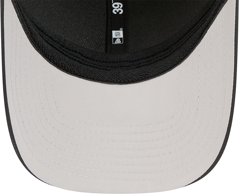 Los Angeles Dodgers New Era M-Crown 39Thirty Metallic Black Performance Flex Fit Hat