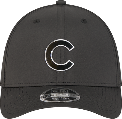Gorra Chicago Cubs New Era M-Crown 39Thirty Metallic Black Performance Flex Fit
