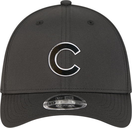 Gorra Chicago Cubs New Era M-Crown 39Thirty Metallic Black Performance Flex Fit