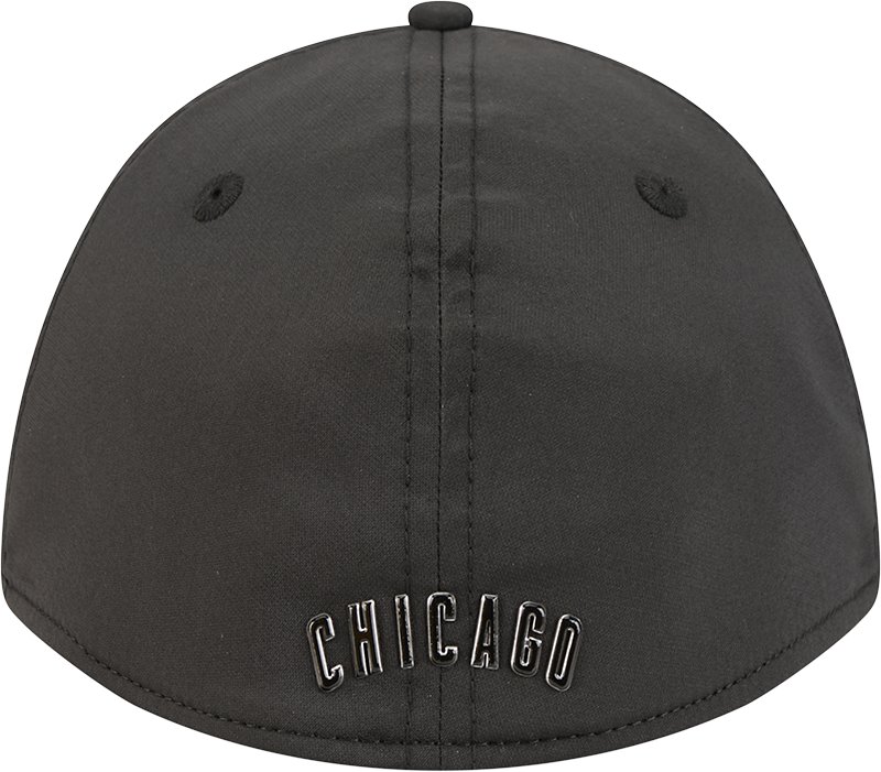 Gorra Chicago Cubs New Era M-Crown 39Thirty Metallic Black Performance Flex Fit