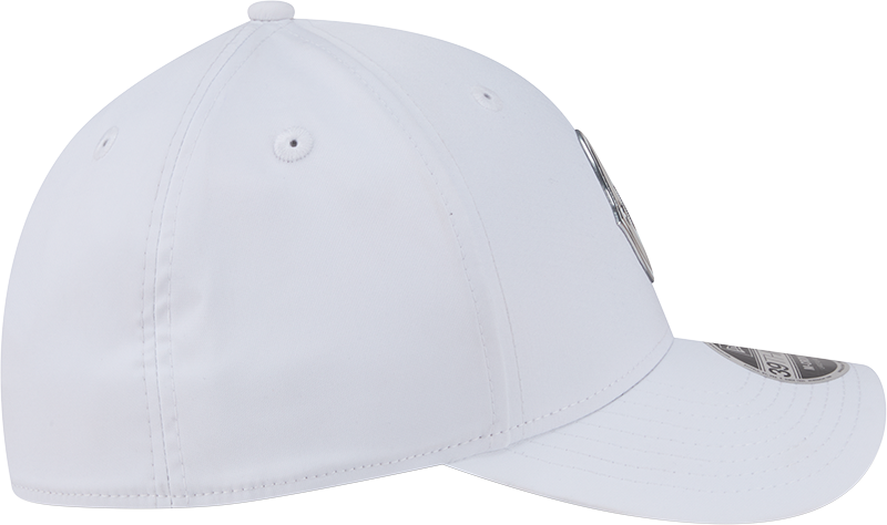 Chicago Cubs New Era M-Crown 39Thirty Alternate 2 Metallic White Performance Flex Fit Hat
