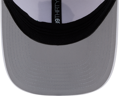 Chicago Cubs New Era M-Crown 39Thirty Alternate 2 Metallic White Performance Flex Fit Hat