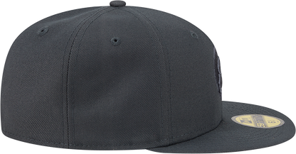 Chicago Cubs Storm Gray Walking Bear Logo 59FIFTY Fitted Cap By New Era