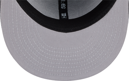 Chicago Cubs Storm Gray Walking Bear Logo 59FIFTY Fitted Cap By New Era