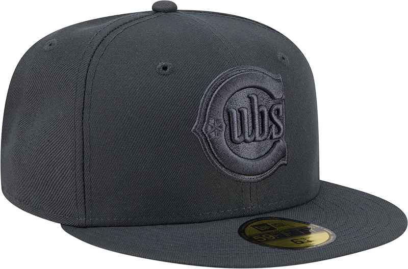 Chicago Cubs Storm Gray 2nd Alternate Logo 59FIFTY Fitted Cap By New Era