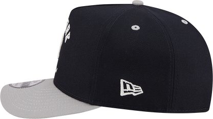 New York Yankees New Era Arched Navy A-Frame 9FIFTY Snapback Hat