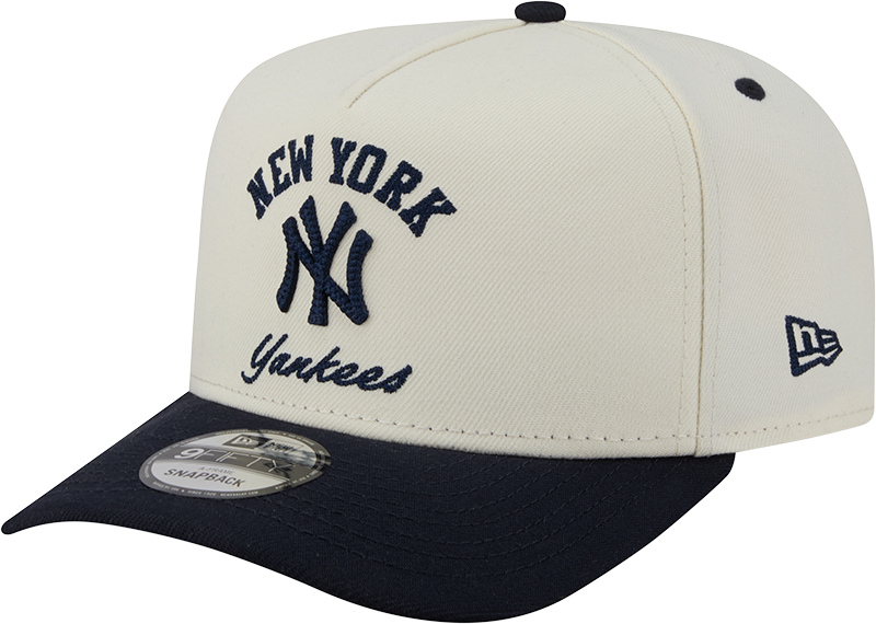 New York Yankees New Era Arched Ivory A-Frame 9FIFTY Snapback Hat