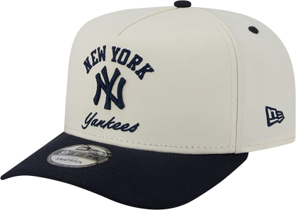 New York Yankees New Era Arched Ivory A-Frame 9FIFTY Snapback Hat