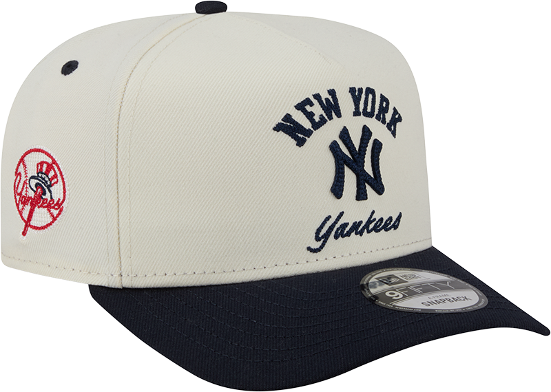 New York Yankees New Era Arched Ivory A-Frame 9FIFTY Snapback Hat
