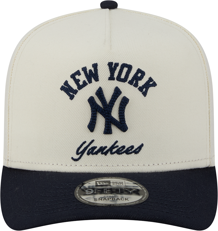 New York Yankees New Era Arched Ivory A-Frame 9FIFTY Snapback Hat