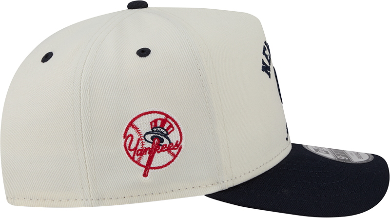 New York Yankees New Era Arched Ivory A-Frame 9FIFTY Snapback Hat