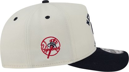 New York Yankees New Era Arched Ivory A-Frame 9FIFTY Snapback Hat