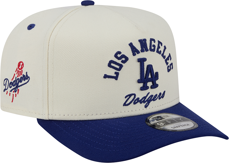 Los Angeles Dodgers New Era Arched Ivory A-Frame 9FIFTY Snapback Hat
