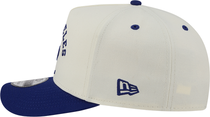 Los Angeles Dodgers New Era Arched Ivory A-Frame 9FIFTY Snapback Hat